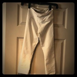 Lululemon leggings. Cute tan and white checkered.